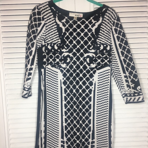 Women’s Multi-Print Sweater Dress - Picture 1 of 4